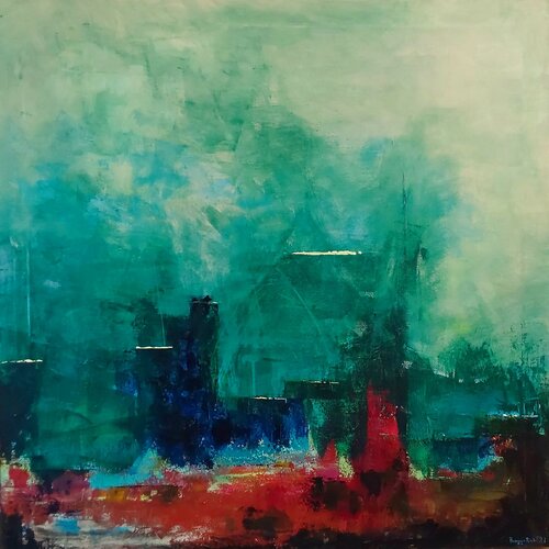 Le città invisibili n° 6 by Roberto Broggi, Painting for Sale on Select