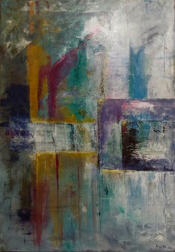 Musica concreta n° 12 by Roberto Broggi, Painting for Sale on Select