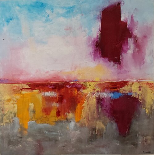 L'aria rovente by Roberto Broggi, Painting for Sale on Select