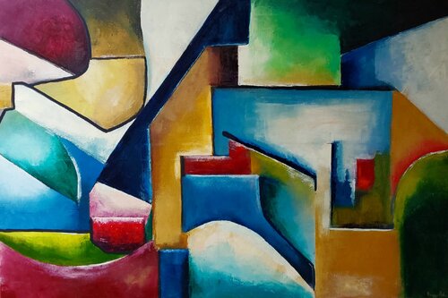 Dialogo n° 5 by Roberto Broggi, Painting for Sale on Select