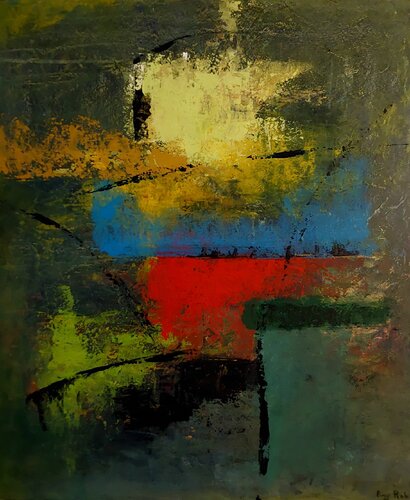 Dialogo  n° 8 by Roberto Broggi, Painting for Sale on Select