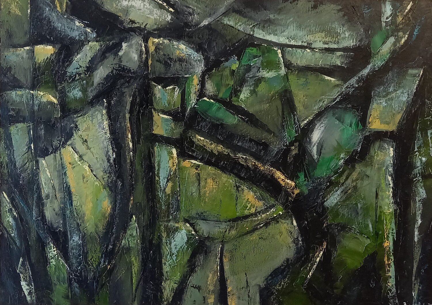 Anima nera Roberto Broggi Original painting for sale