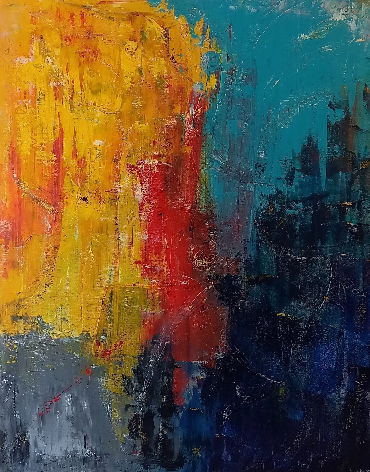 Euforia Roberto Broggi Original painting for sale