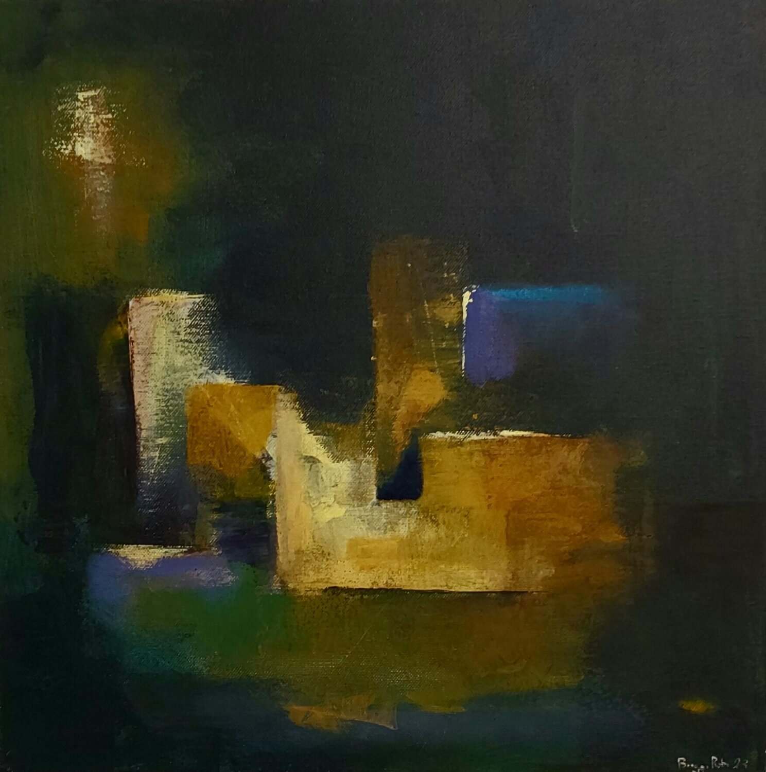 Paesaggio essenziale n° 9 Roberto Broggi Original painting for sale