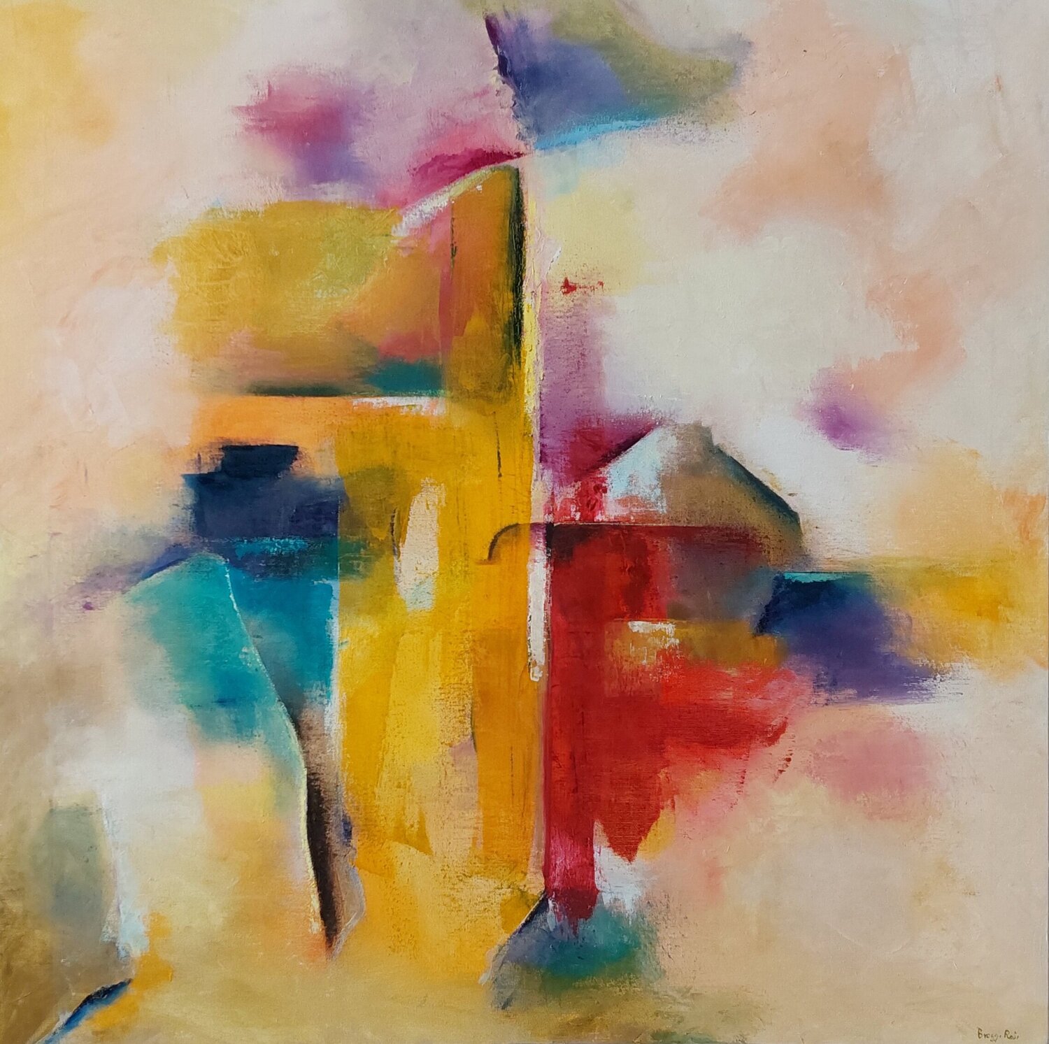 L' Aria calda di un pomeriggio d'estate Roberto Broggi Original painting for sale