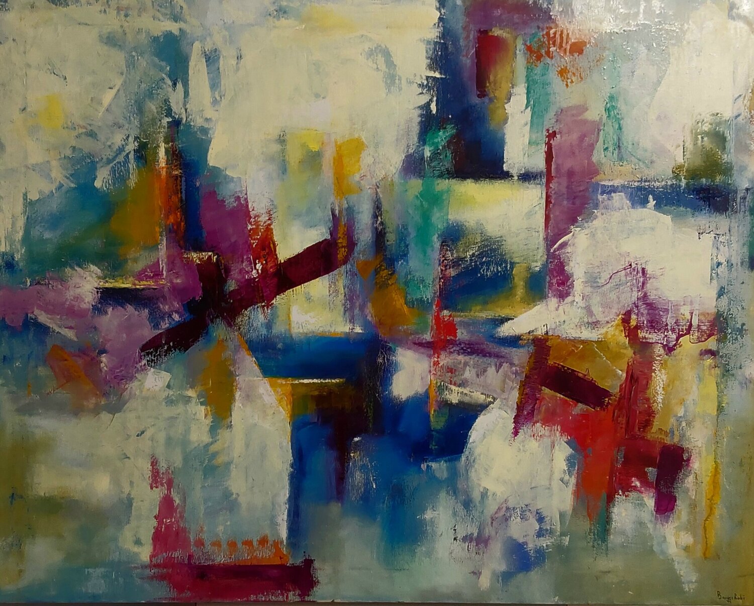 Dialogo n°1 Roberto Broggi Original painting for sale