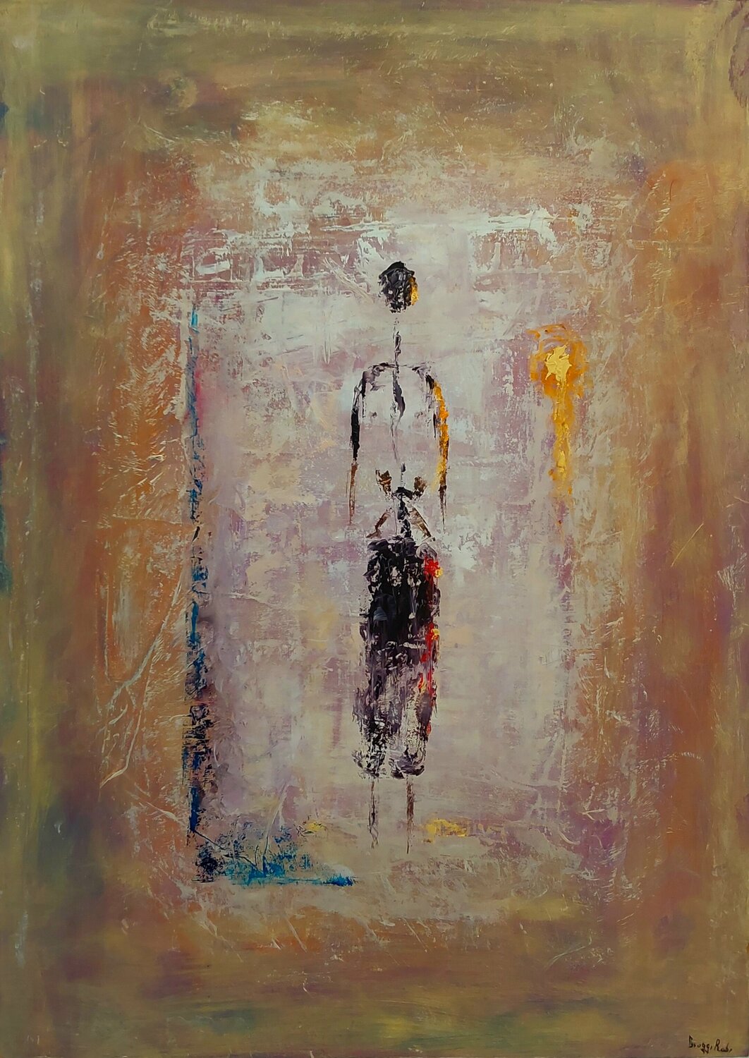 W.W.M n° 9 Roberto Broggi Original painting for sale