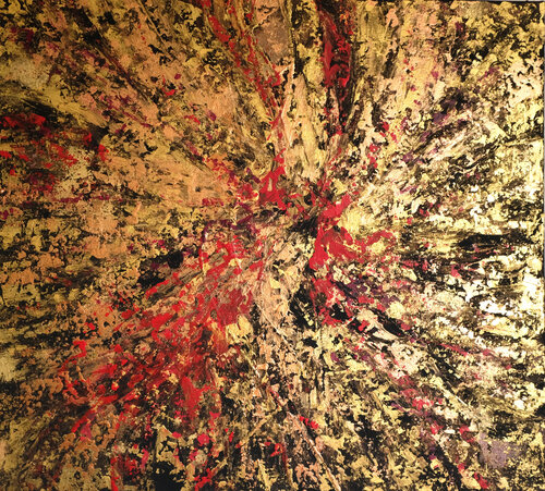 Golden abundance by Jana Magdova, Painting for Sale on Select