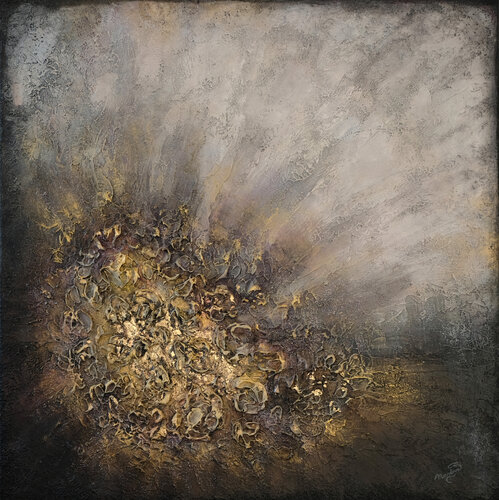 GOLDEN BURST by Jana Magdova, Painting for Sale on Select