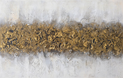 ECHOES IN METALLIC GOLD by Jana Magdova, Painting for Sale on Select