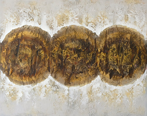 Three circles by Jana Magdova, Painting for Sale on Select
