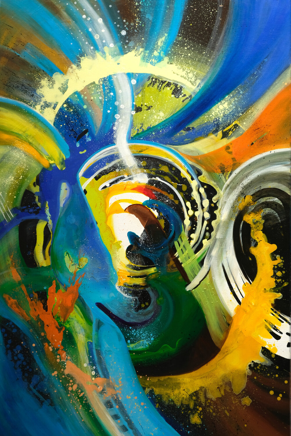 Source of the strengths Jana Magdova Original painting for sale
