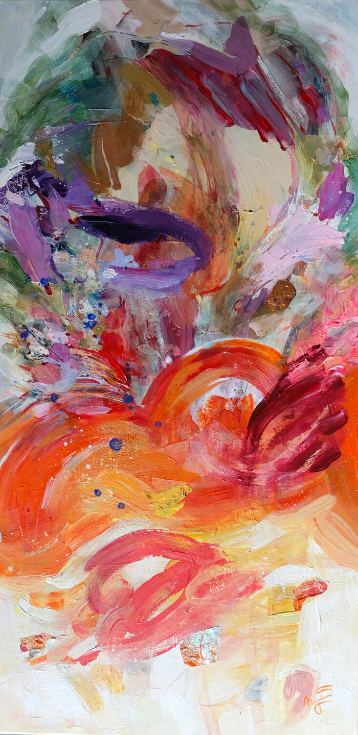 Stand out from the crowd Jana Magdova Original painting for sale