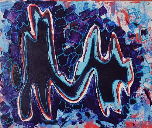 Herrchen und Hund by Susanne Stahr, Painting for Sale on Select