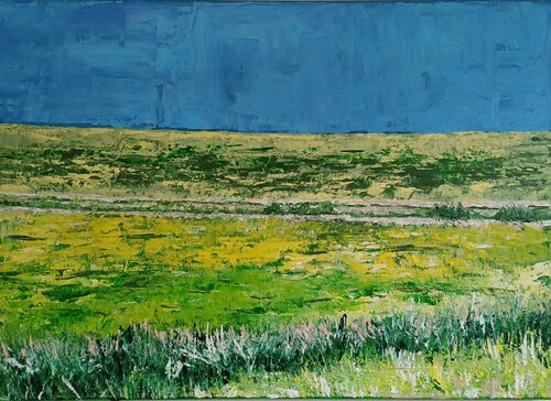 Deich am Meer by Susanne Stahr, Painting for Sale on Select