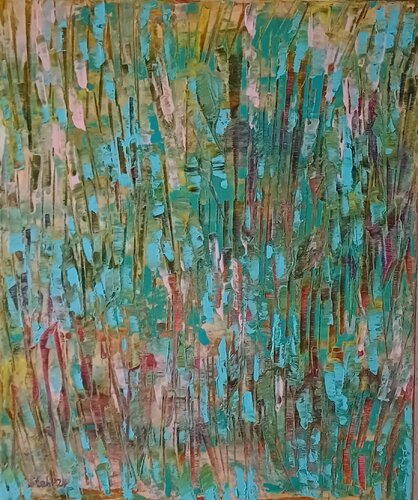 Farbenspiel by Susanne Stahr, Painting for Sale on Select