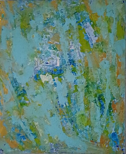 Einmal um die Welt by Susanne Stahr, Painting for Sale on Select