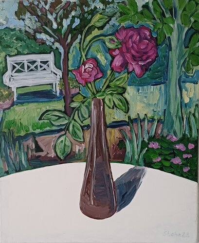 Im Garten by Susanne Stahr, Painting for Sale on Select