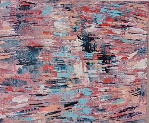 Spiegelungen auf dem Wasser by Susanne Stahr, Painting for Sale on Select