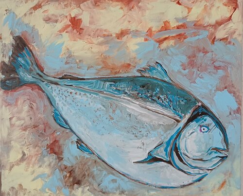 Big Fish by Susanne Stahr, Painting for Sale on Select