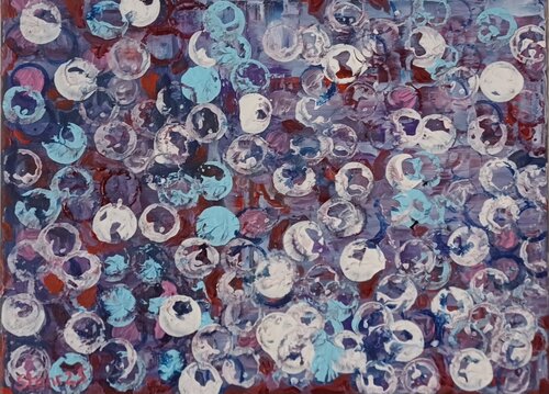 Feuerdorn - Variation 2 by Susanne Stahr, Painting for Sale on Select