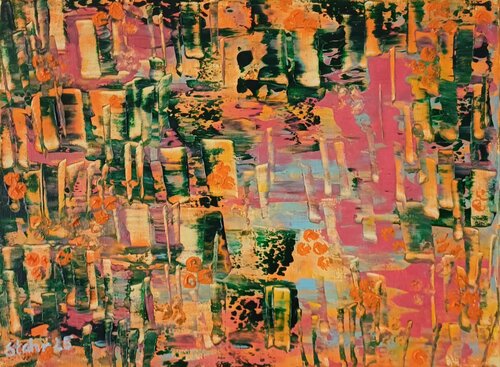 Feuerdorn - Variation 1 by Susanne Stahr, Painting for Sale on Select