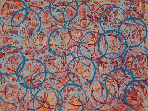 Feuerdorn - Variation 3 by Susanne Stahr, Painting for Sale on Select