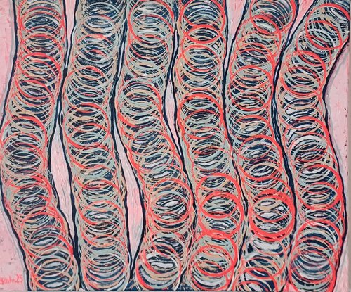 Circle Traces by Susanne Stahr, Painting for Sale on Select