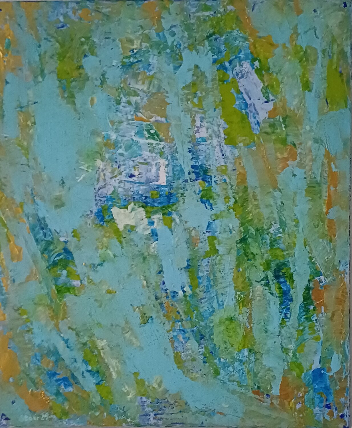 Einmal um die Welt Susanne Stahr Original painting for sale