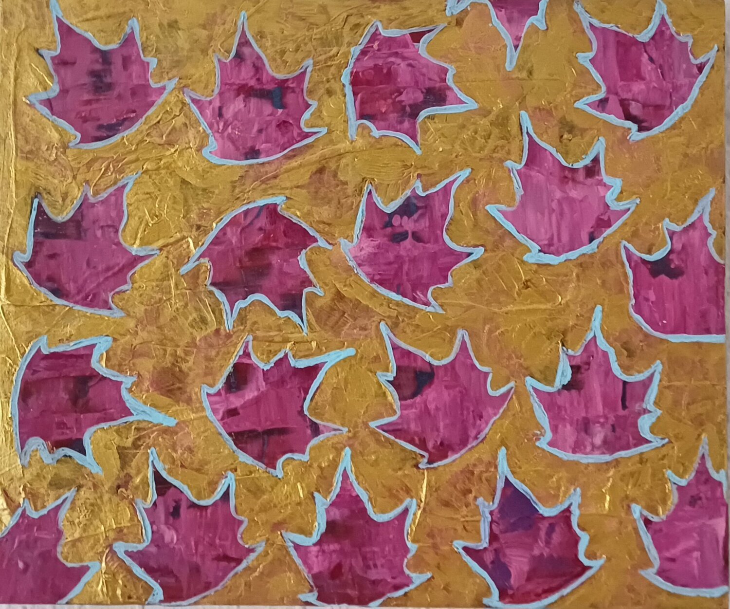 Blätterwerk 2 Susanne Stahr Original painting for sale