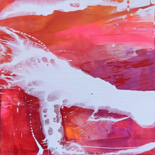 Amoudi sunset (1) by Susanne Blum, Painting for Sale on Select