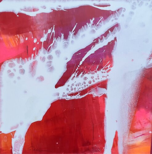 Amoudi sunset (2) by Susanne Blum, Painting for Sale on Select
