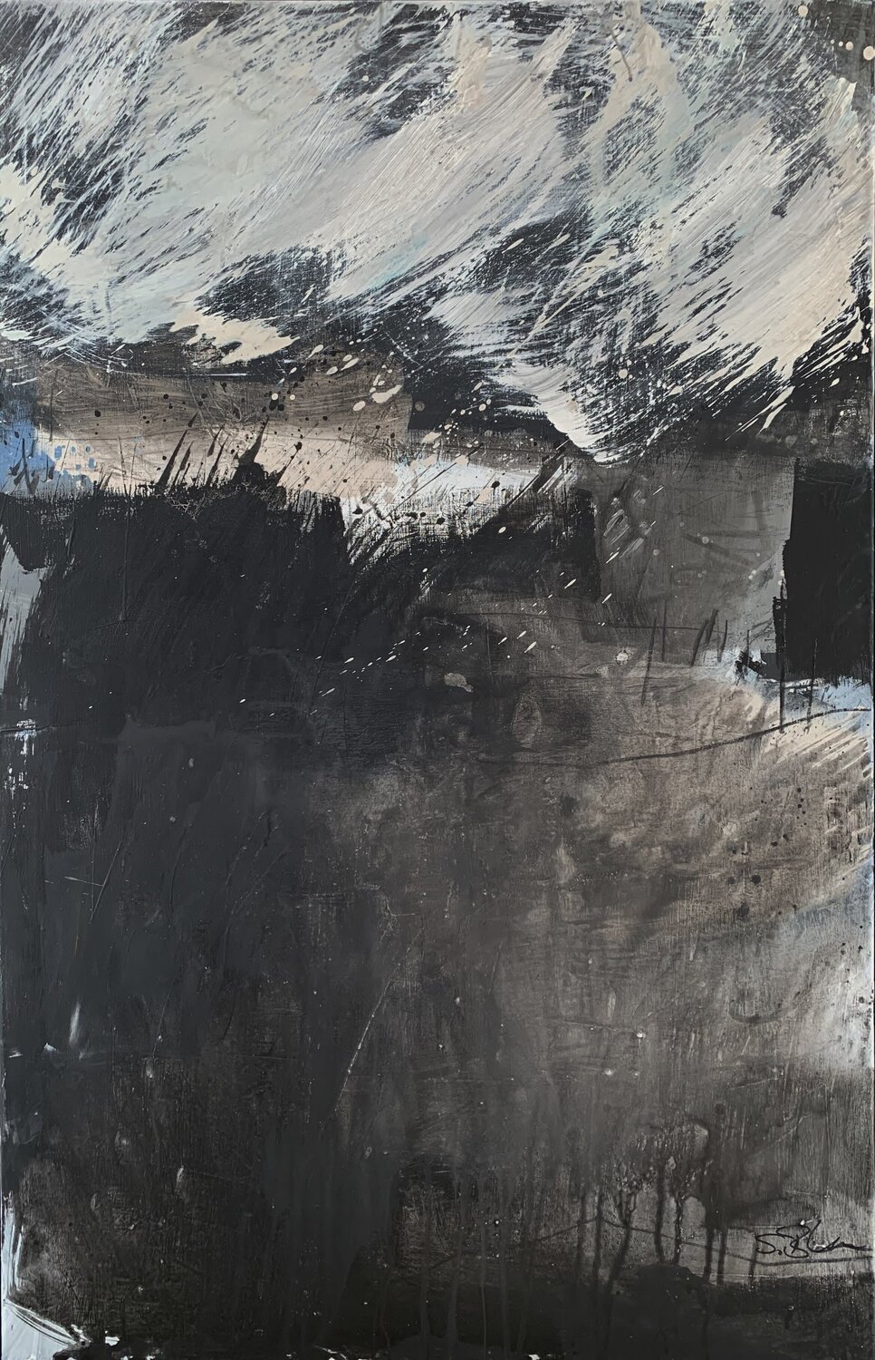 Midnight Breeze Susanne Blum Original painting for sale