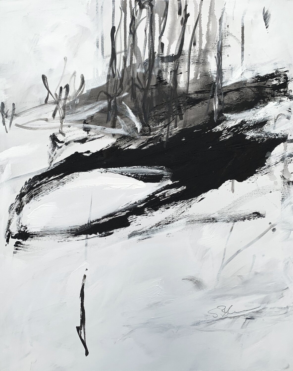 wintermood (1) Susanne Blum Original painting for sale