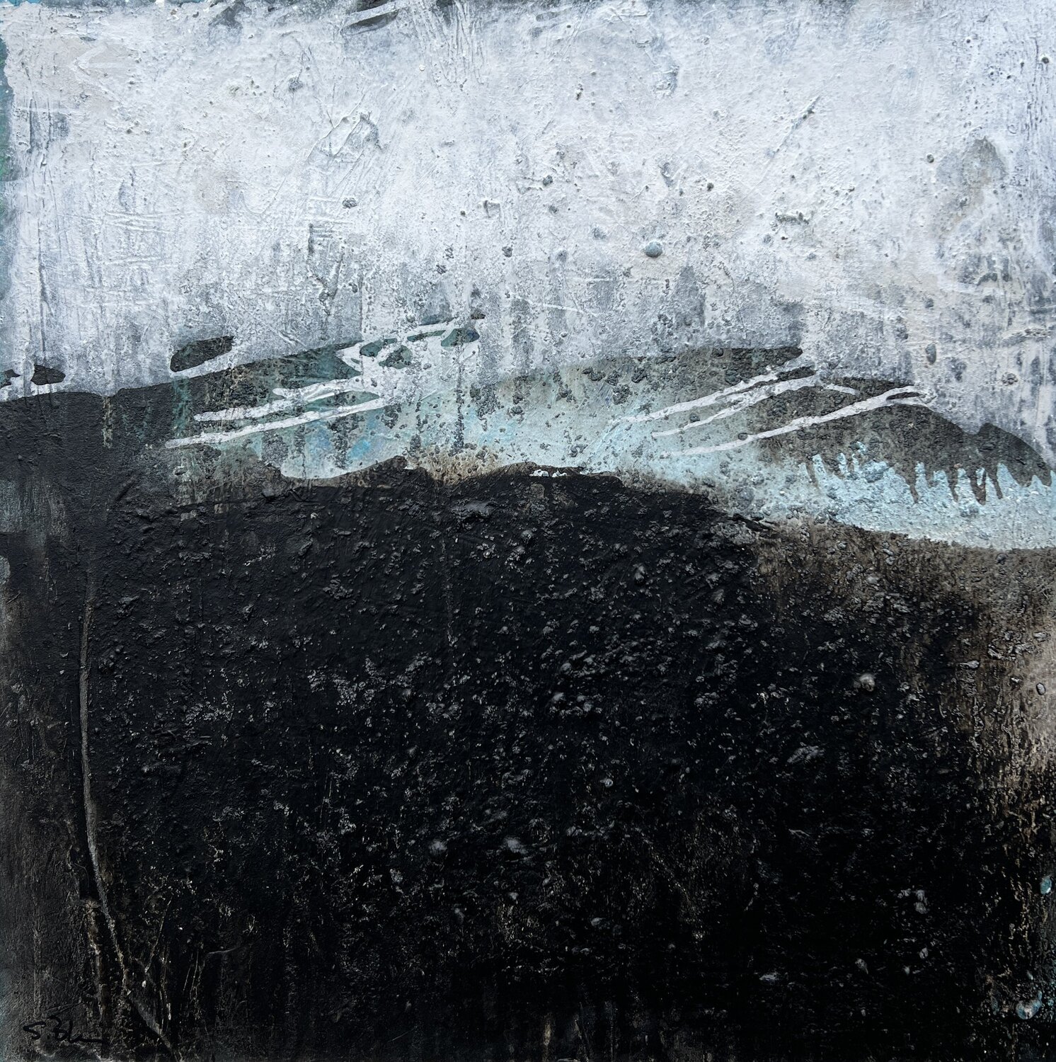 Fragments of sky Susanne Blum Original painting for sale