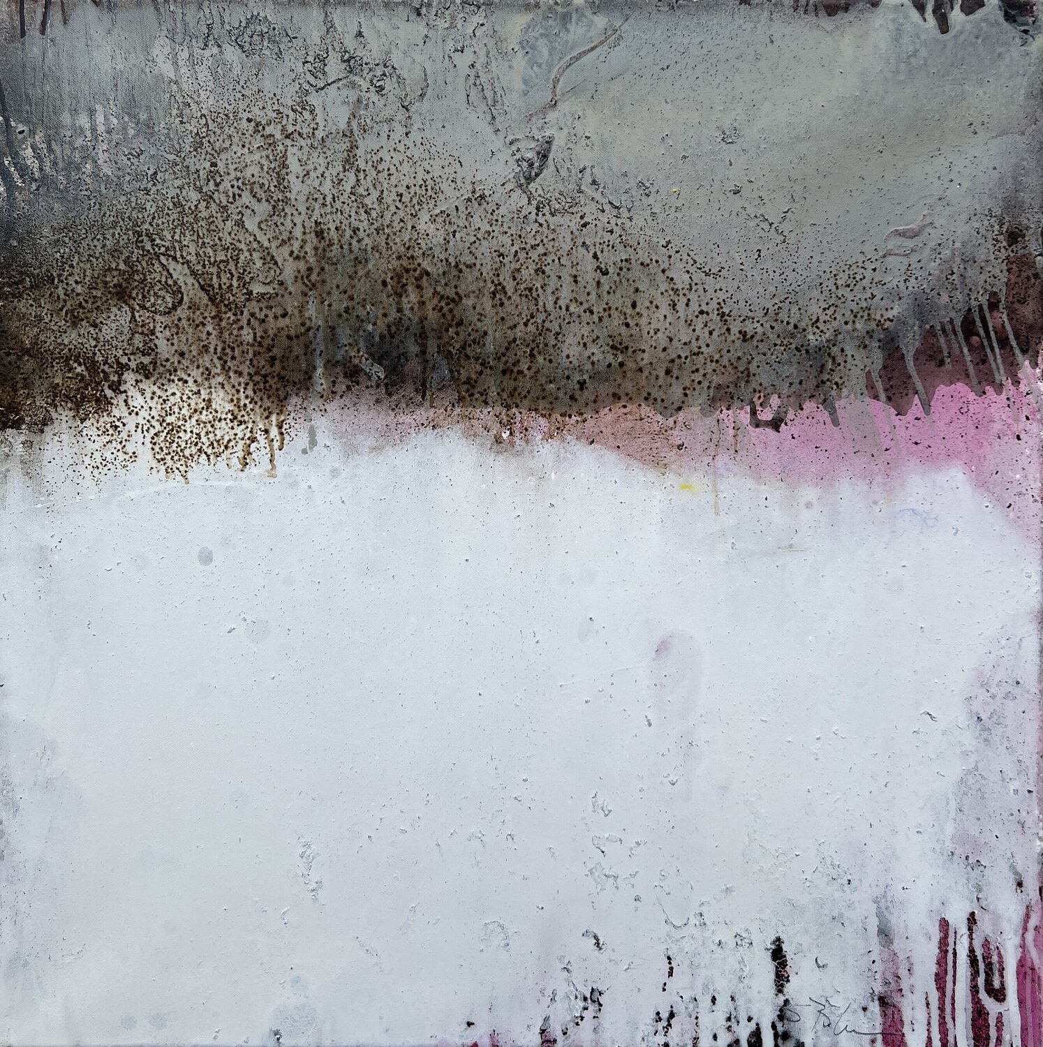 Pink whispers of light Susanne Blum Original painting for sale