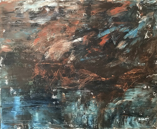Nightcrawlers by Guillem Crespí Ginard, Painting for Sale on Select