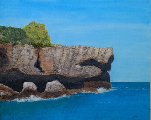 Cala Banyalbufar by Guillem Crespí Ginard, Painting for Sale on Select