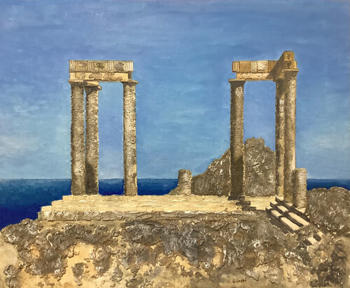 Lindos by Guillem Crespí Ginard, Painting for Sale on Select