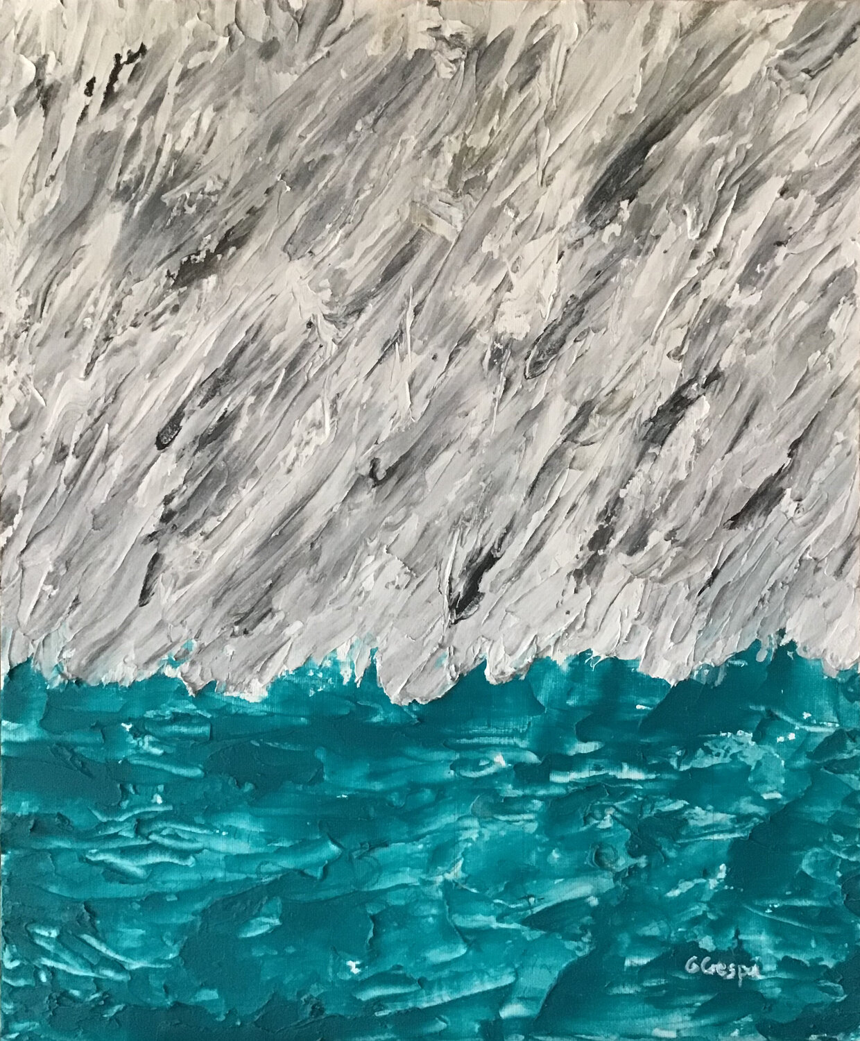 Iceland Guillem Crespí Ginard Original painting for sale