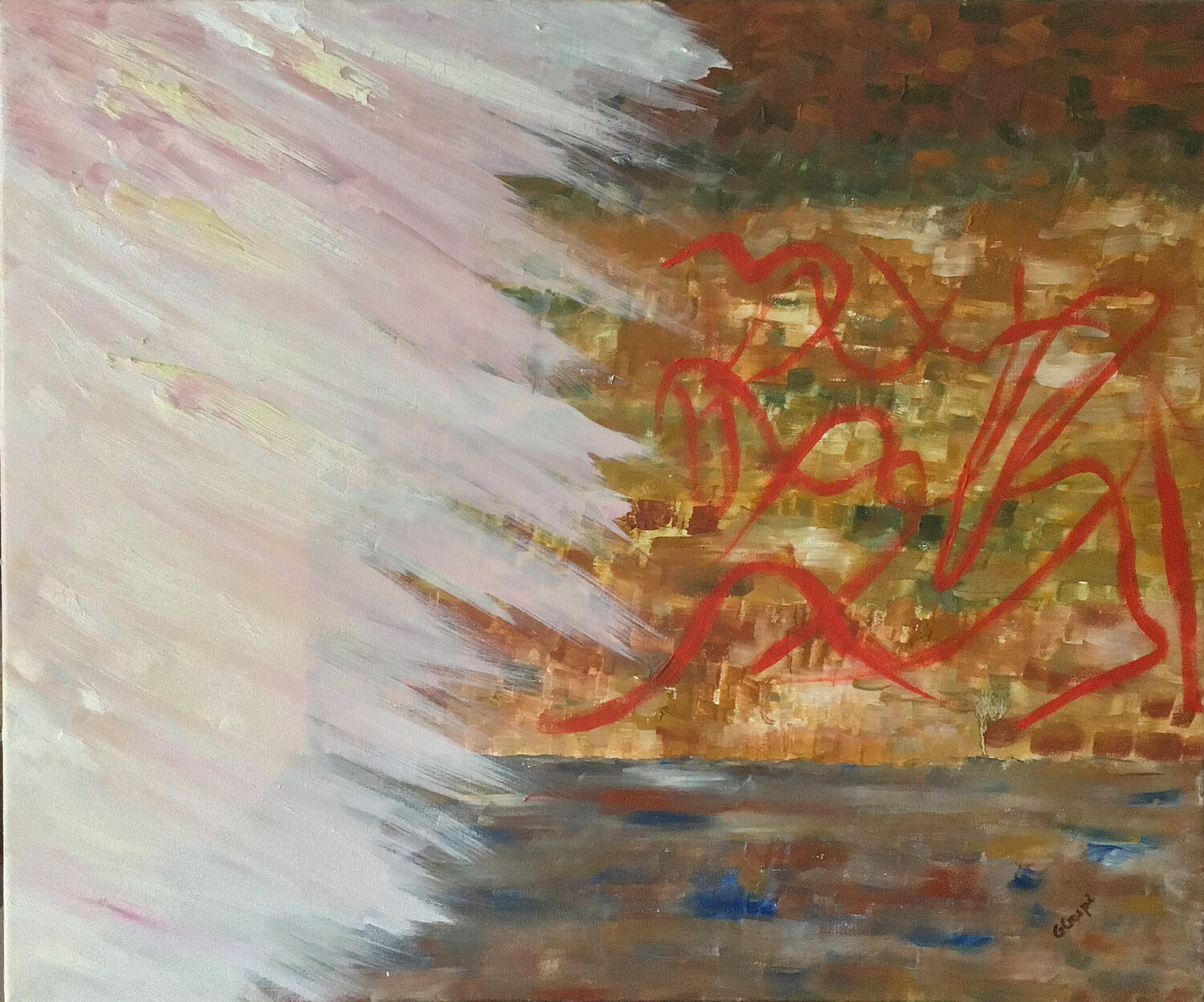 Wall painting Guillem Crespí Ginard Original painting for sale