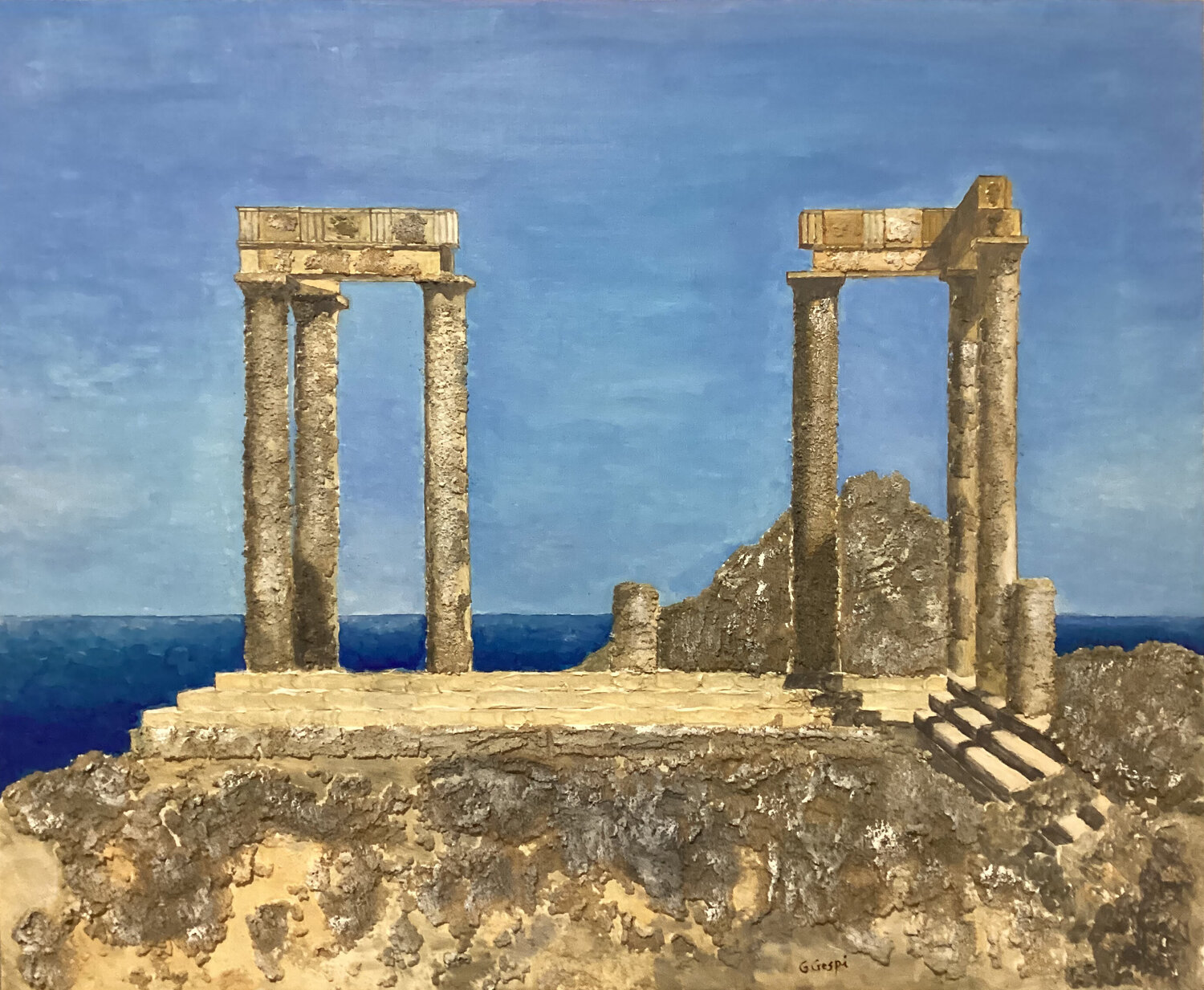 Lindos Guillem Crespí Ginard Original painting for sale