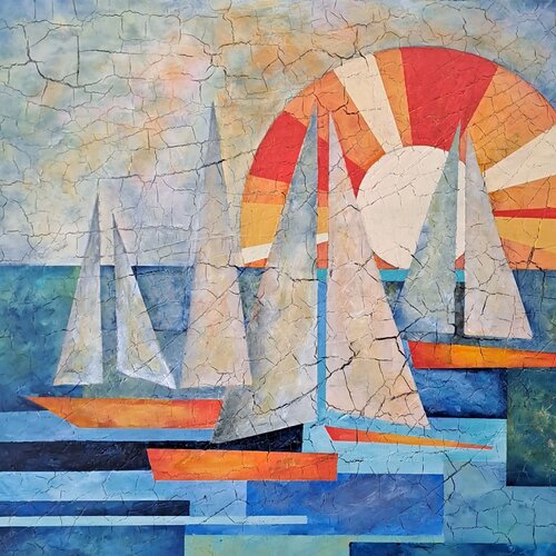 Régate by helene icard, Painting for Sale on Select
