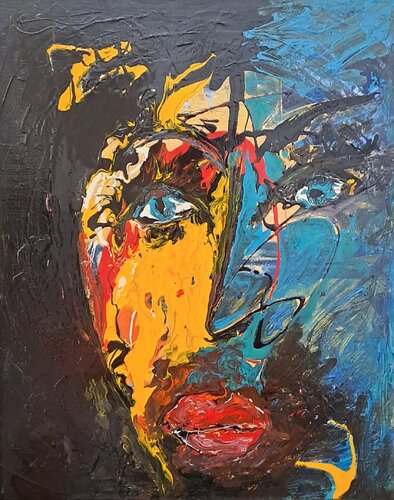 Double je by helene icard, Painting for Sale on Select