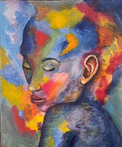 L'iroquoise by helene icard, Painting for Sale on Select