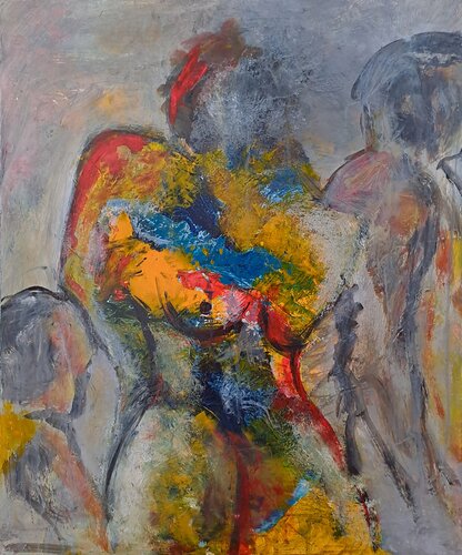 La rencontre by helene icard, Painting for Sale on Select