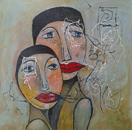 Pierrot le fou by helene icard, Painting for Sale on Select