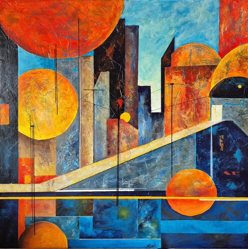 Red hot by helene icard, Painting for Sale on Select