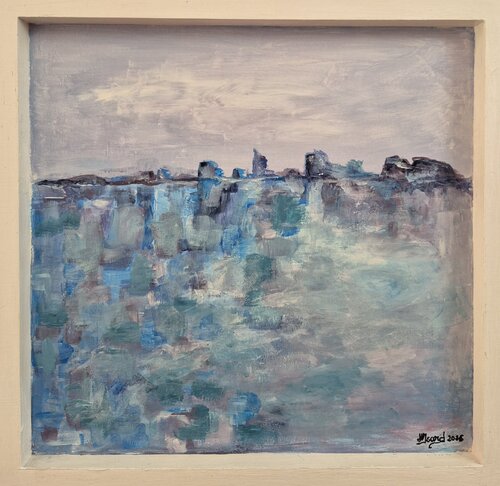 Blue town by helene icard, Painting for Sale on Select