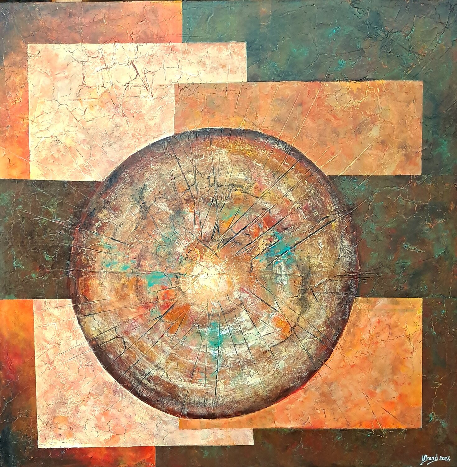 Le rondin helene icard Original painting for sale